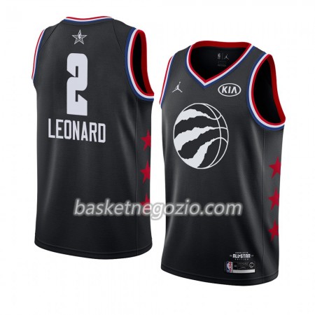 Canotte Uomo Toronto Raptors Kawhi Leonard 2 2019 All-Star Jordan Brand Nero Swingman